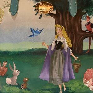 Disney Tote Bag with Princess and Forest Scene